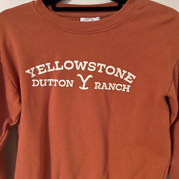Yellowstone Dutton Ranch Sweatshirt - Rust - Picture 2 of 3